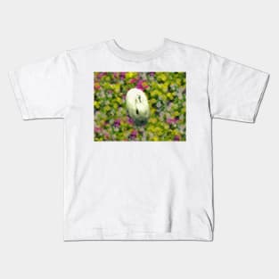 Lapin et de Fleurs Kids T-Shirt